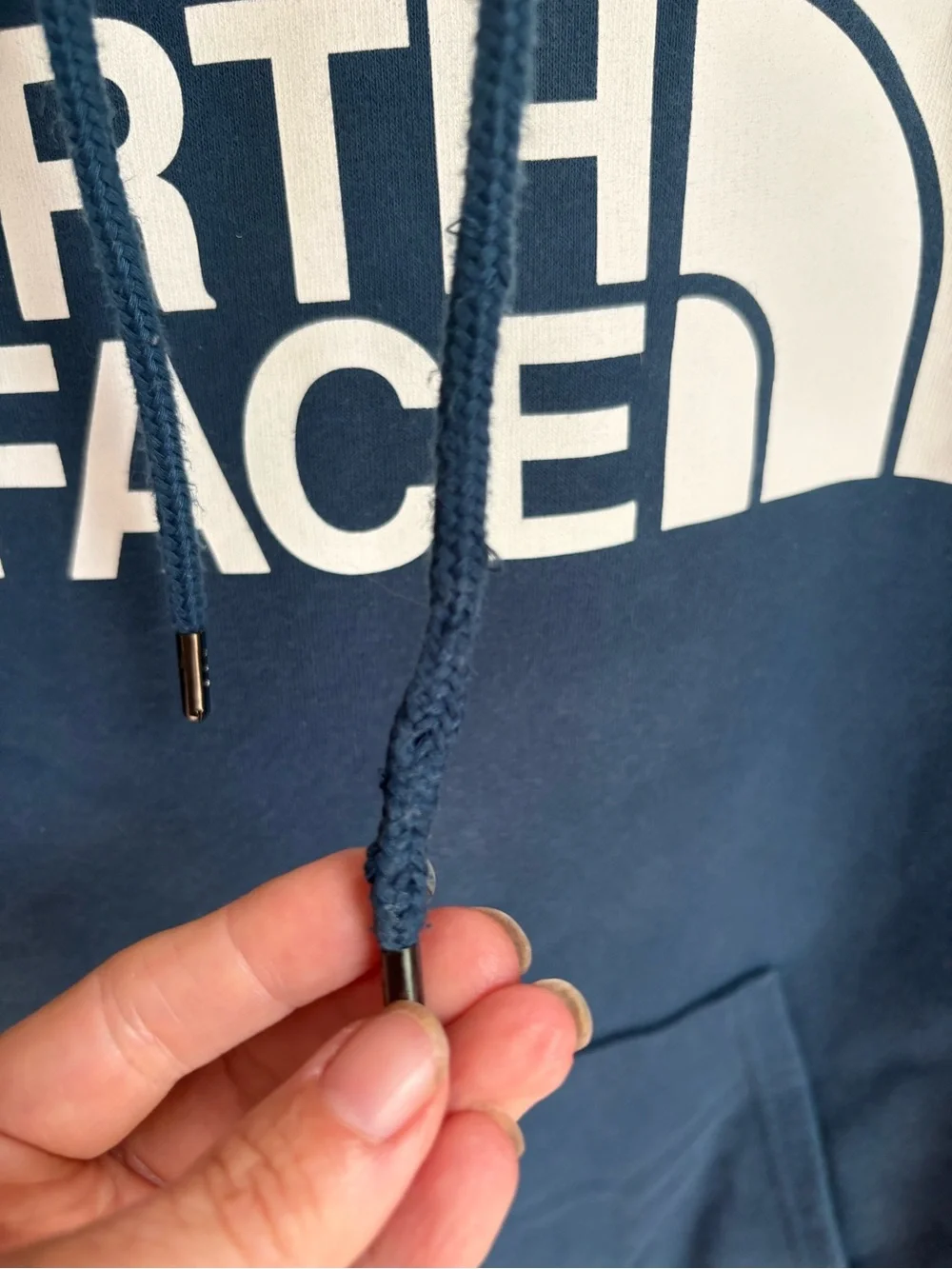 The North Face Men’s Pullover Hoodie Sweatshirt Blue Size Small